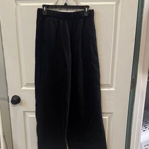 Left on Friday Black Wide Leg Pants